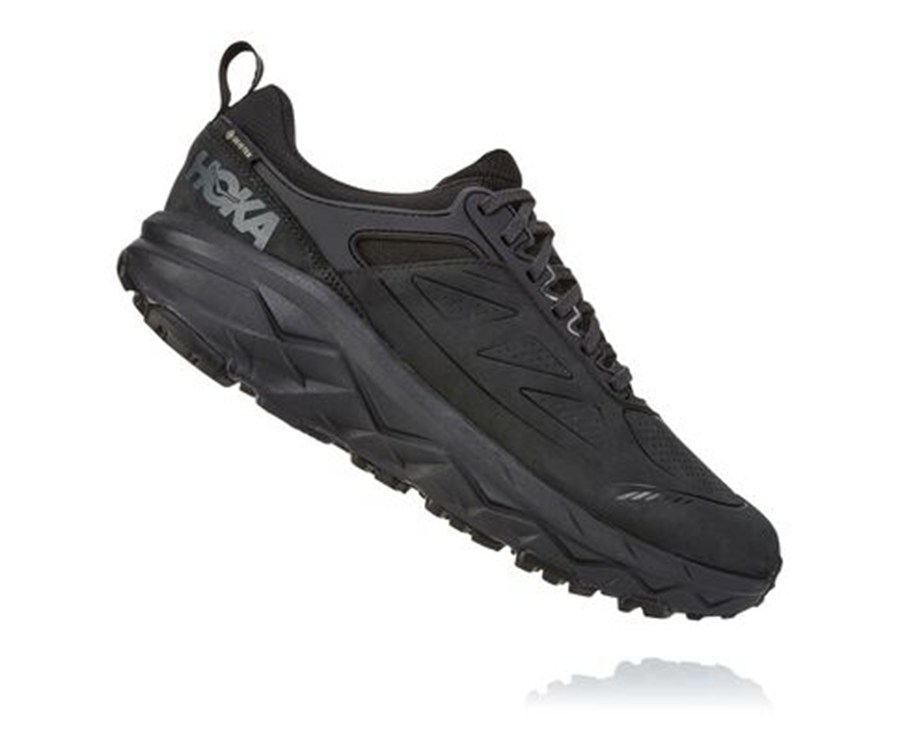 Tenis Hoka One One Trail Hombre Negros - Challenger Bajos Gore-Tex - BUTI12906